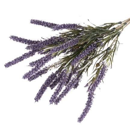 Sztuczne kwiaty wrzosu, gałązka do kompozycji bukietu, fioletowy, dekoracja, 5 gałązek, 34cm