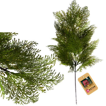 CV20749-1 GAŁĄZKA OZDOBNA JAŁOWIEC Gałąź IGLASTA DO KOMPOZYCJI stroikow na cmentarz