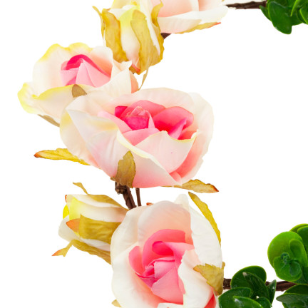 CV21140-2 WIANEK DEKORACYJNY WIOSENNY WIELKANOCNY RÓŻE KWIAT