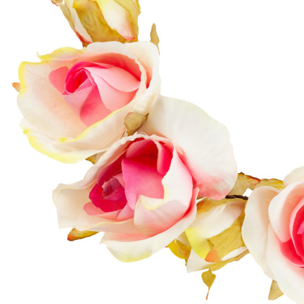 CV21140-2 WIANEK DEKORACYJNY WIOSENNY WIELKANOCNY RÓŻE KWIAT