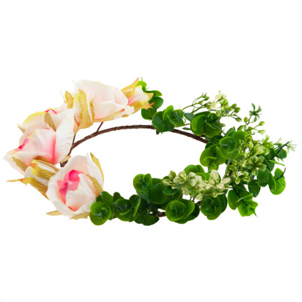 CV21140-2 WIANEK DEKORACYJNY WIOSENNY WIELKANOCNY RÓŻE KWIAT