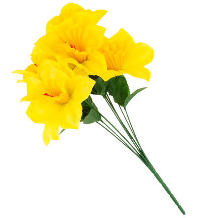 CV22107 ŻONKIL BUKIET 8 szt sztuczne kwiaty żonkile