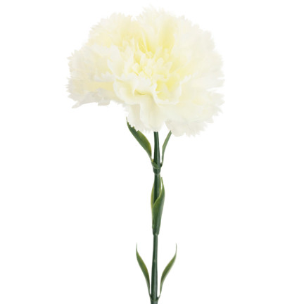 CV22527-1 SZTUCZNE KWIATY GOŹDZIK SZTUCZNY BIAŁY DO WAZONU BUKIETU Stroika cmentarz