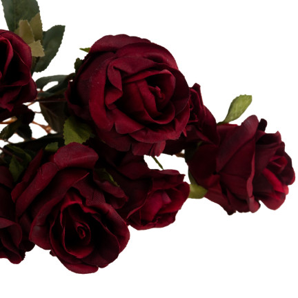 CV23816-6 BUKIET 7 RÓŻ CZERWONYCH RÓŻA GĘSTY JAK ŻYWY