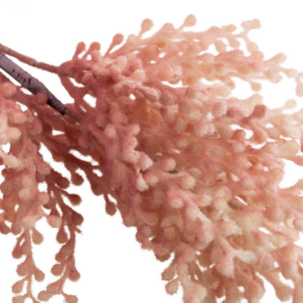 CV23906-2 TRAWA GAŁĄZKA OZDOBNA RÓŻOWA SZTUCZNA DEKORACYJNA POLNA NA PIKU DO WAZONU