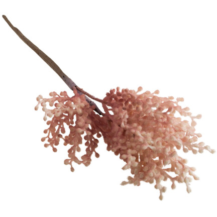 CV23906-2 TRAWA GAŁĄZKA OZDOBNA RÓŻOWA SZTUCZNA DEKORACYJNA POLNA NA PIKU DO WAZONU