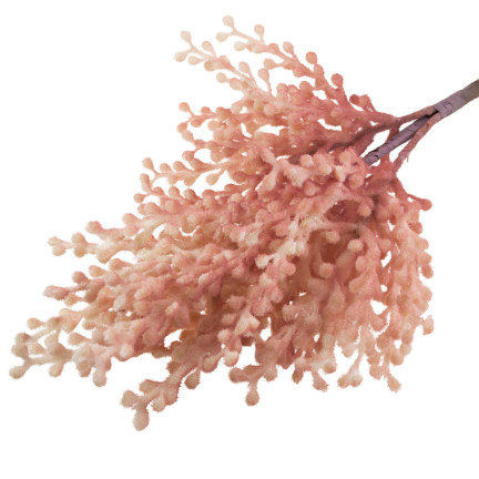 CV23906-2 TRAWA GAŁĄZKA OZDOBNA RÓŻOWA SZTUCZNA DEKORACYJNA POLNA NA PIKU DO WAZONU