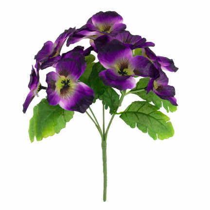 CV26367-4 BRATKI BUKIET BRATKÓW GĘSTY SZTUCZNE KWIATY GAŁĄZKI BRATEK W BUKIECIE