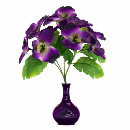 CV26367-4 BRATKI BUKIET BRATKÓW GĘSTY SZTUCZNE KWIATY GAŁĄZKI BRATEK W BUKIECIE