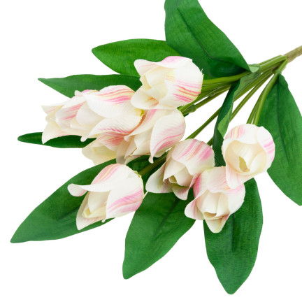 CV26811-2 TULIPAN DUŻY BUKIET TULIPANÓW X9 różowe SZTUCZNE KWIATY TULIPANY W BUKIECIE