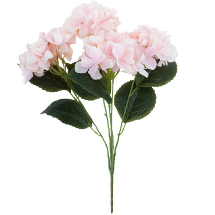 CV28571-3 HORTENSJA GĘSTY PIĘKNY BUKIET HORTENSJI SZTUCZNE KWIATY JAK ŻYWE RÓŻOWY X5