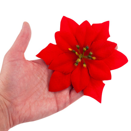 CV28918 GWIAZDA BETLEJEMSKA KWIATY ŚWIĄTECZNE DUŻE KWIATY POINSECJA 6SZT./KPL