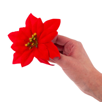 CV28918 GWIAZDA BETLEJEMSKA KWIATY ŚWIĄTECZNE DUŻE KWIATY POINSECJA 6SZT./KPL