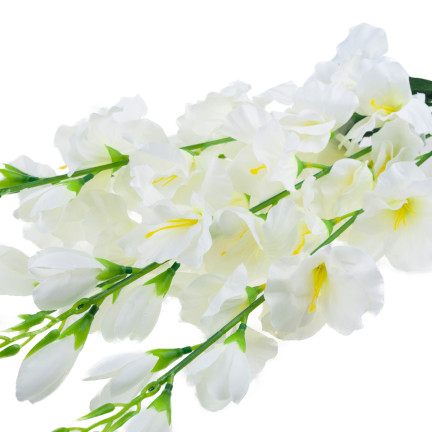 CV31140-15 SZTUCZNY MIECZYK GAŁĄZKA MIECZYKA OZDOBNA DEKORACYJNA DO WAZONU KWIATY