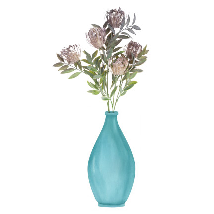 CV31680-1 OSET SZTUCZNE KWIATY GAŁĄZKA bukiet OSTU DODATEK DO KOMPOZYCJI STROIKÓW GĘSTE