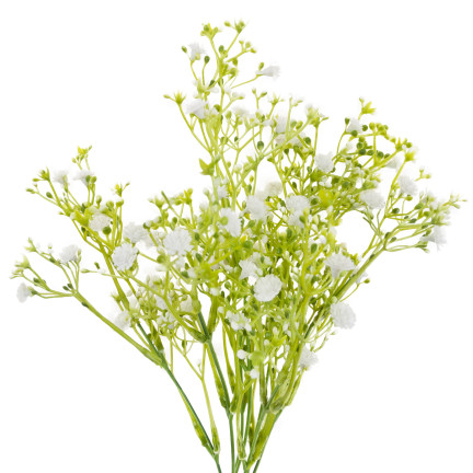 CV31709-1 SZTUCZNE KWIATY jak żywe GIPSÓWKA BIAŁA ozdoba na cmentarz na STROIK bukiet