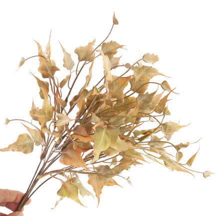 CV32202-1 SZTUCZNE LIŚCIE W BUKIECIE LISTKI NA JESIEŃ JESIENNE DEKORACYJNE OZDOBNE