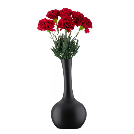 CV33067-4 GOŹDZIKI BUKIET GOŹDZIKÓW GĘSTE GAŁĄZKI LIŚCIE ŁODYGI KWIATY JAK ŻYWE