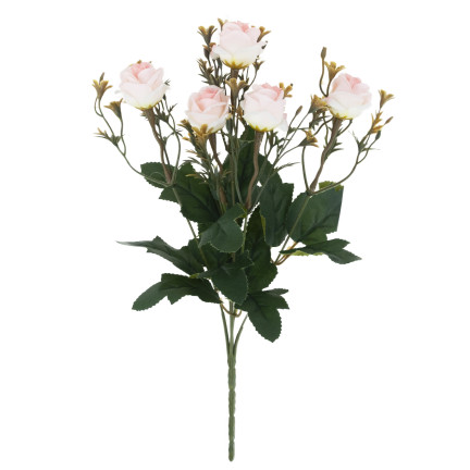 CV35767-MIX RÓŻA RÓŻYCZKI x5 BUKIECIK DEKORACJA RÓŻE BUKIET SZTUCZNYCH RÓŻ DEKORACYJNYC