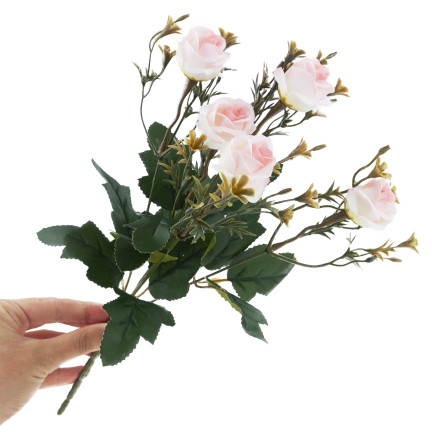 CV35767-MIX RÓŻA RÓŻYCZKI x5 BUKIECIK DEKORACJA RÓŻE BUKIET SZTUCZNYCH RÓŻ DEKORACYJNYC