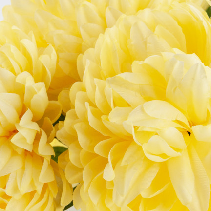 CV35785-1 CHRYZANTEMA W BUKIECIE SZTUCZNE KWIATY JAK ŻYWE 45CM DUŻY BUKIET CHRYZANTEM