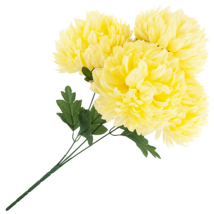 CV35785-1 CHRYZANTEMA W BUKIECIE SZTUCZNE KWIATY JAK ŻYWE 45CM DUŻY BUKIET CHRYZANTEM