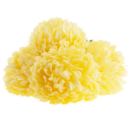 CV35785-1 CHRYZANTEMA W BUKIECIE SZTUCZNE KWIATY JAK ŻYWE 45CM DUŻY BUKIET CHRYZANTEM