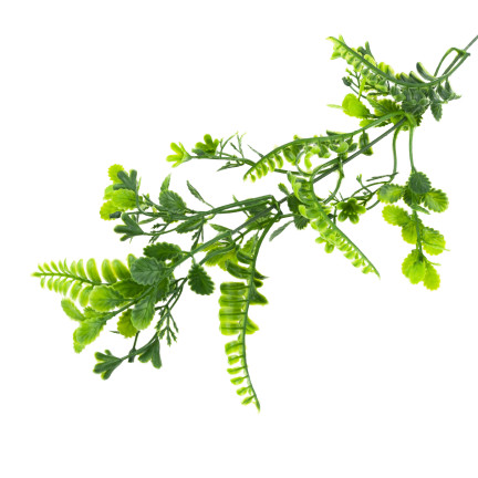 Gałązka sztuczna, zielona, jagoda, dodatek do bukietów stroików, 41cm