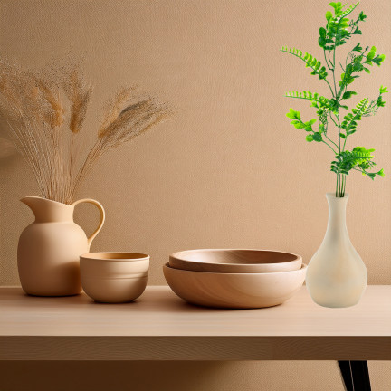 Gałązka sztuczna, zielona, jagoda, dodatek do bukietów stroików, 41cm