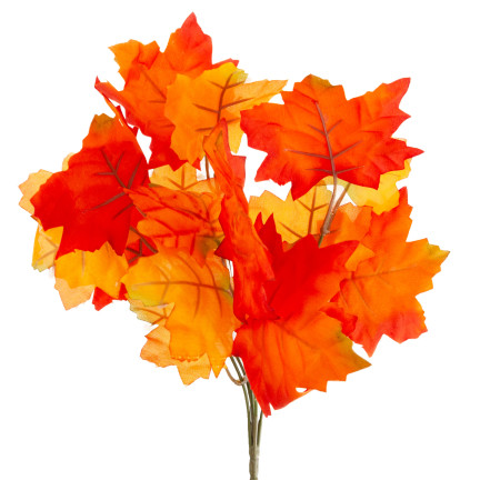 CV36041 SZTUCZNE JESIENNE LIŚCIE DO KOMPOZYCJI BUKIET LIŚCI STROIK JESIENNY GAŁĄZKA