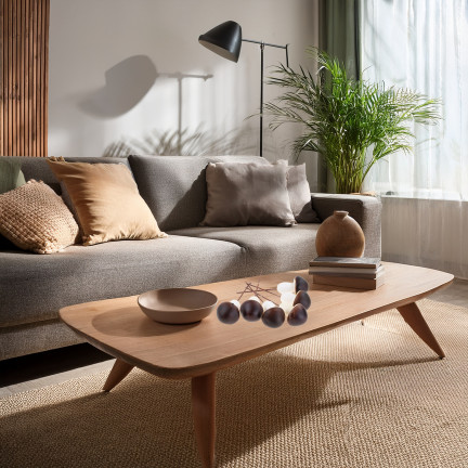 Grzybki dekoracyjne na piku, piankowe, brązowo-białe, z drucikiem, zestaw 6szt. 