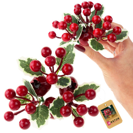 CV36770 STROIK WIANEK NA ŚWIECZKĘ GŁÓG OSTROKRZEW 3 cm BOŻE NARODZENIE