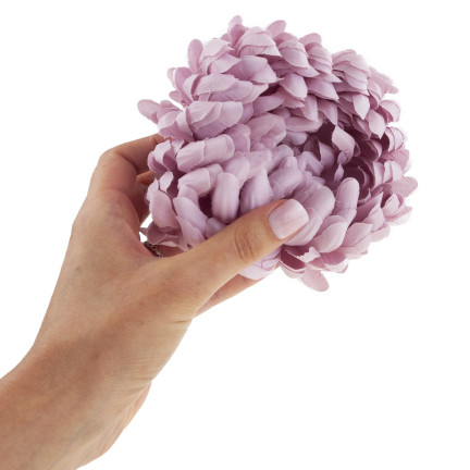 CV36939-7 CHRYZANTEMA DUŻA GŁÓWKA KWIATOWA SZTUCZNA WYBOROWA KWIATY CHRYZANTEMY 12cm