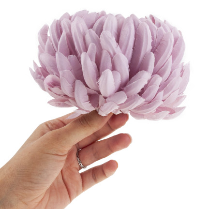 CV36939-7 CHRYZANTEMA DUŻA GŁÓWKA KWIATOWA SZTUCZNA WYBOROWA KWIATY CHRYZANTEMY 12cm