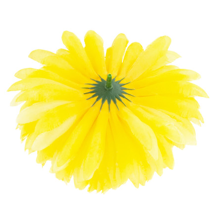 CV36941-6 CHRYZANTEMA DUŻA GŁÓWKA WYBOROWA SZTUCZNE KWIATY ŻÓŁTA CHRYZANTEMY 12cm