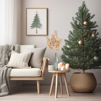 CV37058-2 GAŁĄZKA OZDOBNA ZŁOTA GĘSTA ELEGANCKA GLAMOUR  LIŚCIE ŚWIĘTA