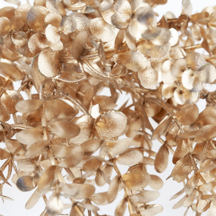 CV37058-2 GAŁĄZKA OZDOBNA ZŁOTA GĘSTA ELEGANCKA GLAMOUR  LIŚCIE ŚWIĘTA