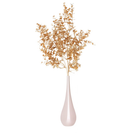 CV37058-2 GAŁĄZKA OZDOBNA ZŁOTA GĘSTA ELEGANCKA GLAMOUR  LIŚCIE ŚWIĘTA