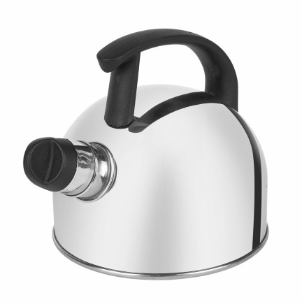 TD20 CZAJNIK STALOWY NIERDZEWNY 1,5l SREBRNY NA INDUKCJE I PALNIK gaz GWIZDEK