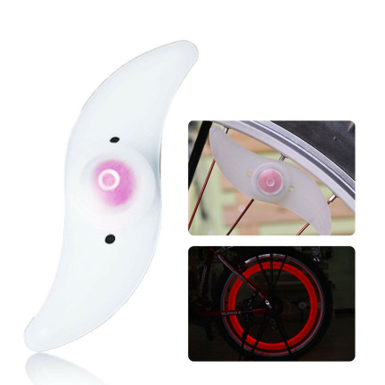 ER51 LAMPKA ROWEROWA LED NA SZPRYCHY KOŁA ROWER NAKŁADKA NA koło rowerowe