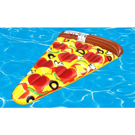 TG48106-2 MATERAC PLAŻOWY PIZZA DMUCHANY DO PŁYWANIA DUŻY WYGODNY MORZE BASEN WAKACJE
