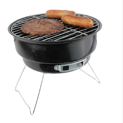 TG71416 GRILL TURYSTYCZNY SKŁADANY OKRĄGŁY WĘGLOWY PRZENOŚNY MINI RUSZT