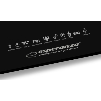 EBS016K ESPERANZA WAGA ŁAZIENKOWA 8W1 Z
FUNKCJĄ BLUETOOTH B.FIT CZARNA