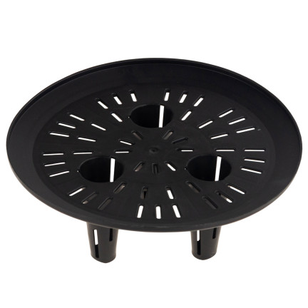 DGTL200-S449 DONICZKA WYSOKA BIAŁA Z NÓŻKAMI OKRĄGŁA DONICA OSŁONKA WYSOKA NA NÓŻKACH KWIETNIK BIAŁA PALMÓWKA