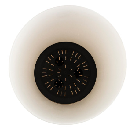 DGTL200-S449 DONICZKA WYSOKA BIAŁA Z NÓŻKAMI OKRĄGŁA DONICA OSŁONKA WYSOKA NA NÓŻKACH KWIETNIK BIAŁA PALMÓWKA