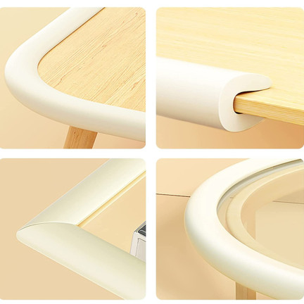 TG53544-1 BIAŁA TAŚMA ZABEZPIECZAJĄCA PIANKOWA DO MEBLI OSŁONA KRAWĘDZI kanty 200CM