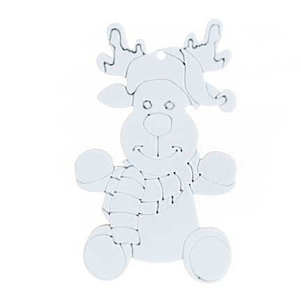 DIY7083 KOMPLET OZDÓB BOŻONARODZENIOWYCH DO ZAWIESZENIA Z 4 PISAKAMI DIY