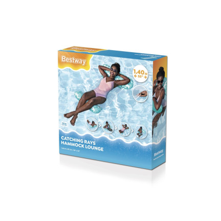 43839 HAMAK DO PŁYWANIA DMUCHANY BESTWAY CATCHING RAYS 1,4 X 0,87 M DO 100KG