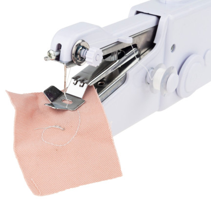 DO15 MASZYNA DO SZYCIA RĘCZNA MINI PRZENOŚNA ELEKTRYCZNA NA BATERIE + AKCESORIA