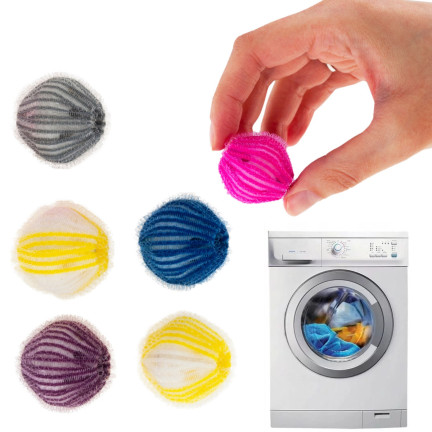 AG524A KULE DO PRANIA 6 sztuk KULKI ANTYKŁACZKI 